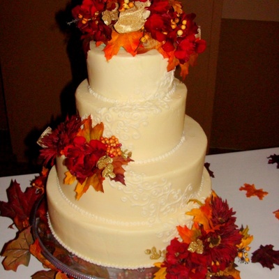 Fall Wedding Cake