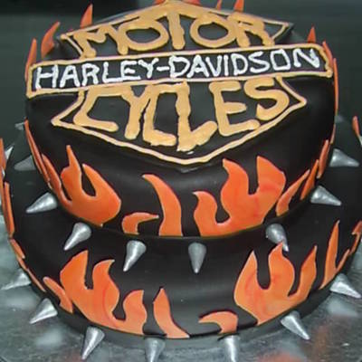 Harley Davidson Cake
