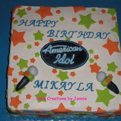 American Idol Cake