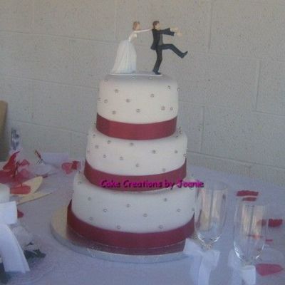 Red And Silver Wedding