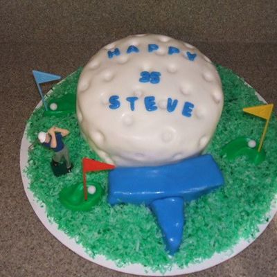 Golfers Birthday Cake