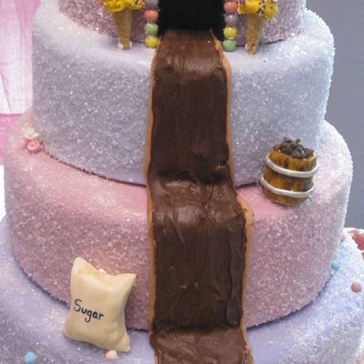 Chocolate River, Sugar Bag, And Barrel