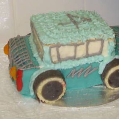 My First Car Cake