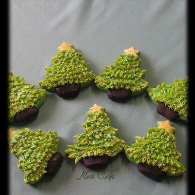Xmas Tree Cookies