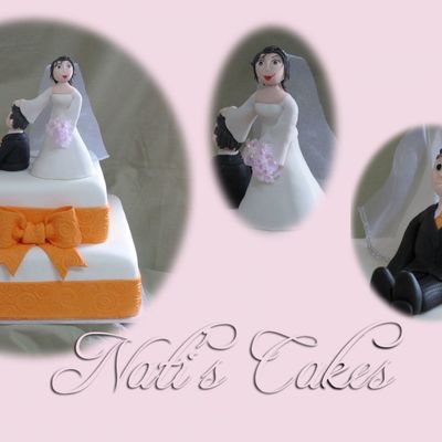 Uncertain Groom Wedding Cake