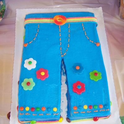 Blue Jeans Cake