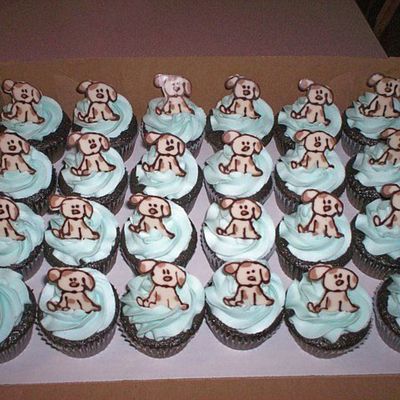 More Puppy Cupcakes