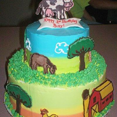 Farm Animal Cake - Wbh