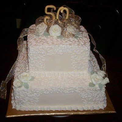50Th Anniversary Cake