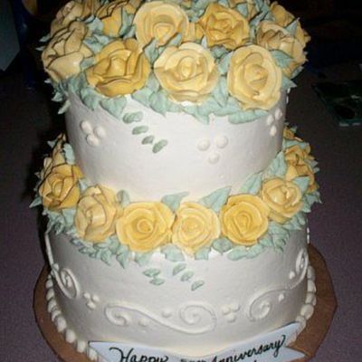 50Th Anniversary Cake