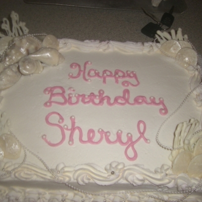 Shell Brithday Cake