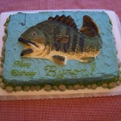 Bass Fisherman's Cake