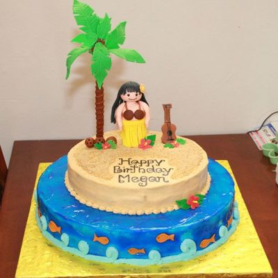 Luau Cake