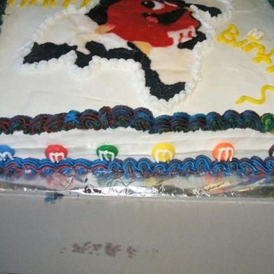 M&m's Birthday Cake