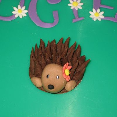 Hedgehof Cupcake Topper