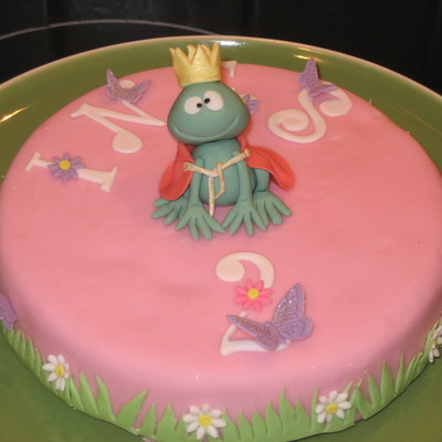 A Very Girly 2Nd Birthday Cake