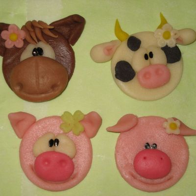 Farm Cupcakes Toppers