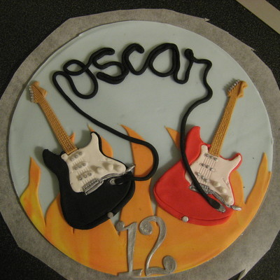 Rock'n Roll Cake Topper