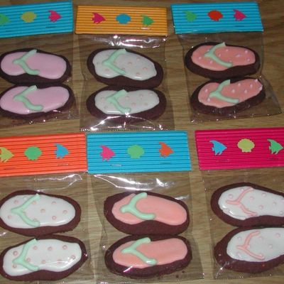 Flip Flop Cookies