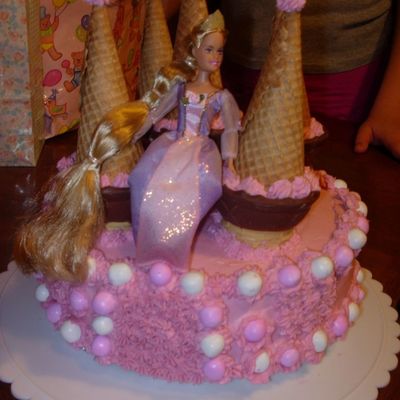My Daughter'd Barbie Cake