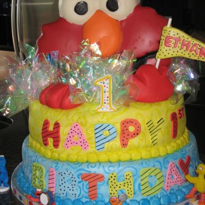 Elmo's Surprise For Ethan!