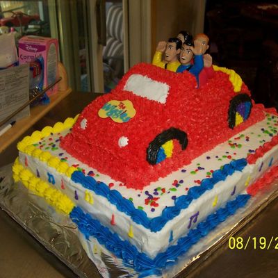 Wiggles Big Red Car Cake