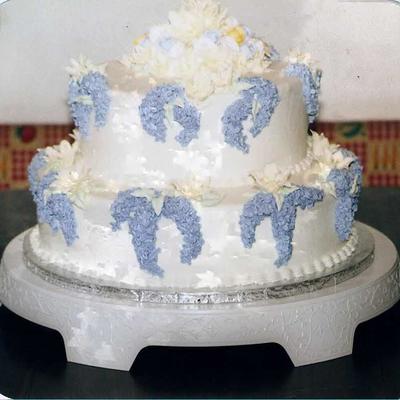 Lilac Wedding Cake-One Of The First Wedding Cakes I Have Made
