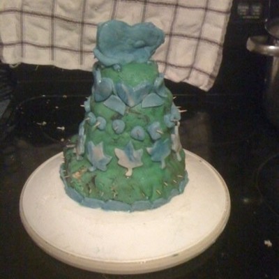 My Six Year Old's 5 Tier Cake!