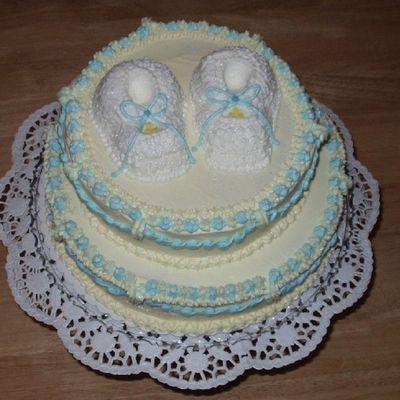 Baby Bootie Cake