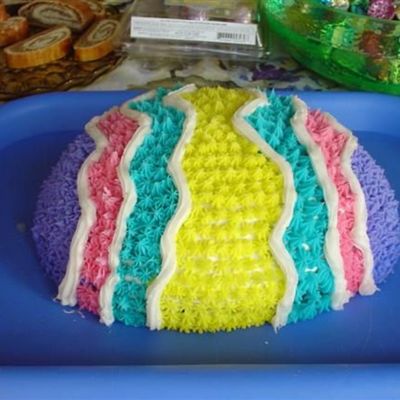 Spring Colored Easter Egg