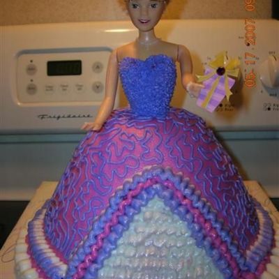 Barbie With Ruffled Dress