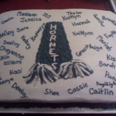 Cheerleading Cake