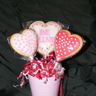Valentine's Day Cookie Bouquet Sample