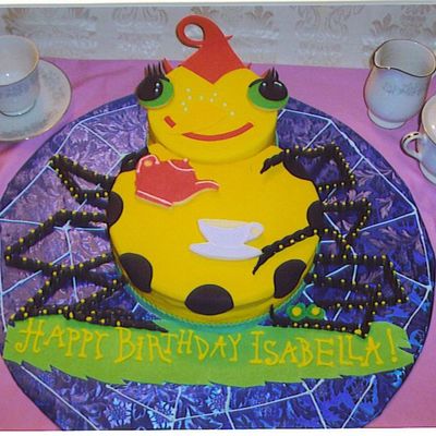 Miss Spider Birthday Cake
