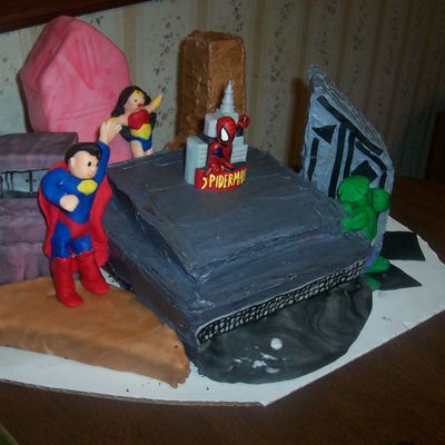 Superhero Cake