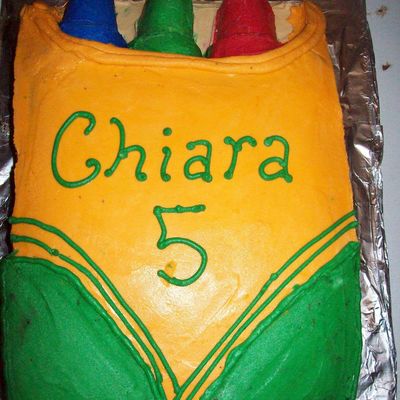 Crayon Box Cake