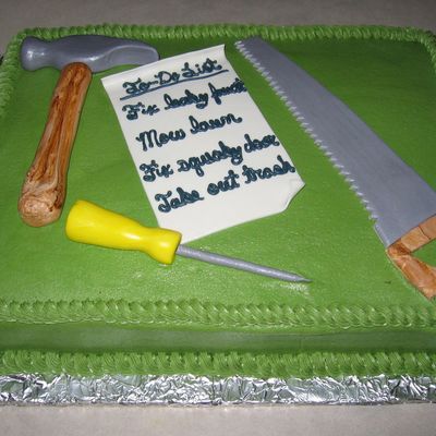 Groom (Tool Shower) Cake