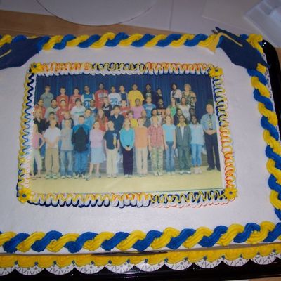 2Nd 6Th Grade Graduation Cake