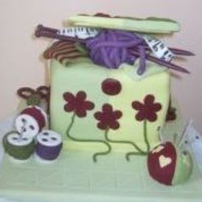 Sewing Box Cake