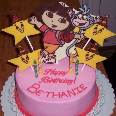 A Pink Dora Cake