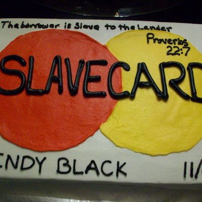 Master Card Slave Card Financial Peace Cake