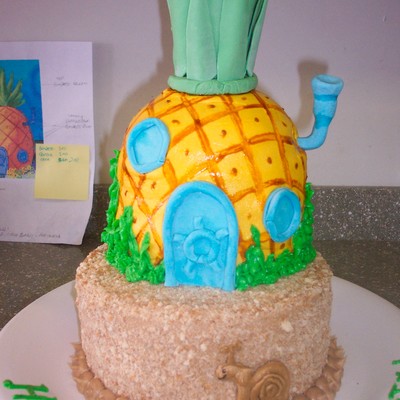 Sponge Bob's Pineapple House Cake