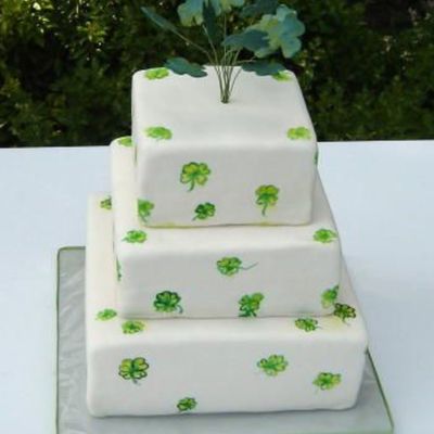 Shamrock Grooms Cake