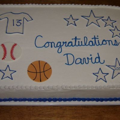 Dave's Graduation Cake