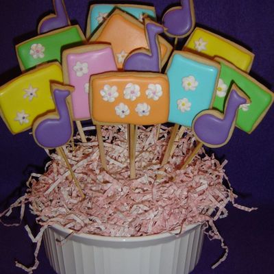 "music" Cookie Bouquet