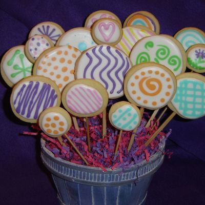 "circles" Cookie Bouquet
