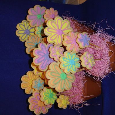 Flower Cookie Bouquets