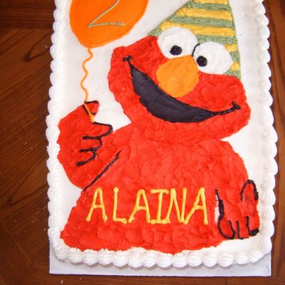 Elmo Cake