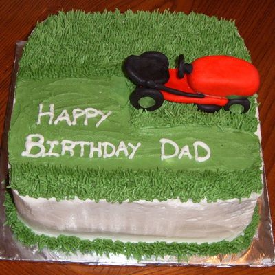 Lawnmower Cake