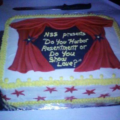 Cake For Drama Party